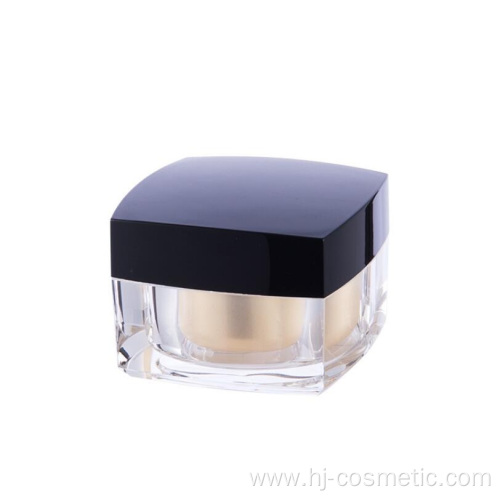 5/15/30/50ml High-grade acrylic cream jar,Square face cream jar Acrylic cosmetic bottle